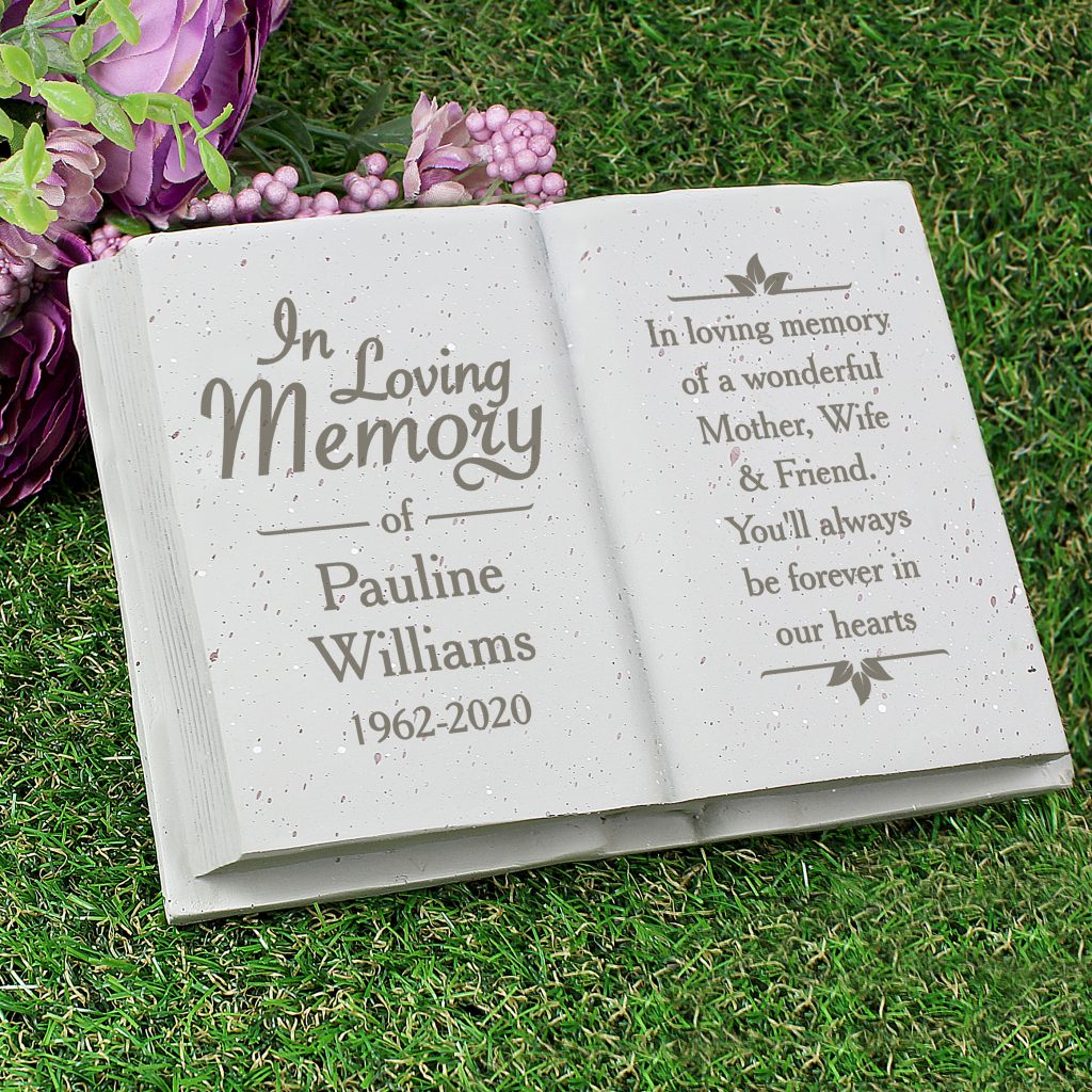 Personalised In Loving Memory Memorial Book - Just The Right Gift - UK